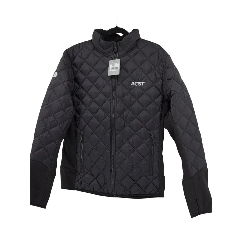 ROUGEMONT Hybrid Insul Jacket 19547-995-3 Black M Quilted Thumbhole Cuffs Logo
